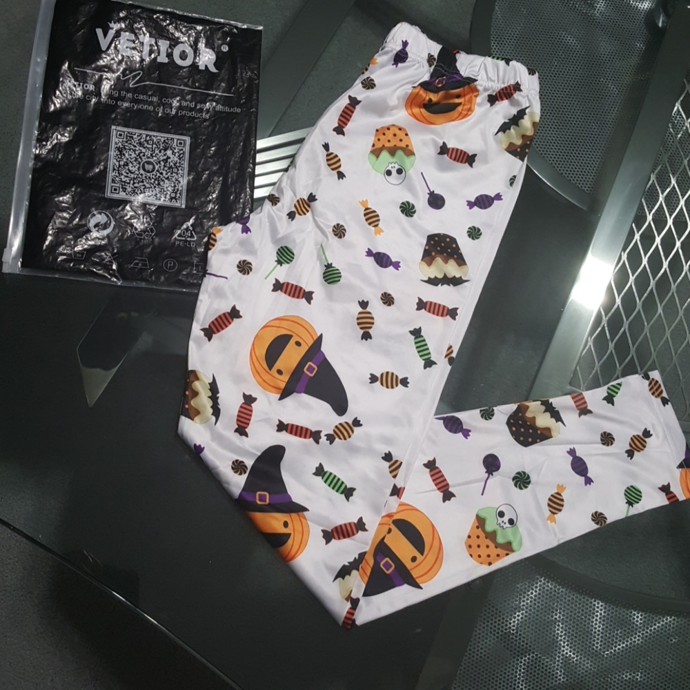 Vetior wms soft cute fun Halloween pants. M